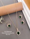 Rose Gold AD Diamond Combo Pendant Set Catalog
